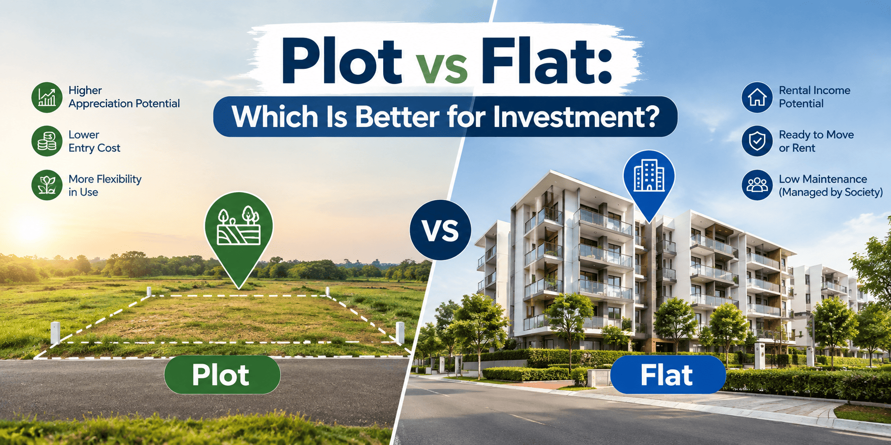 Plot vs Flat: Which Is Better for Investment?